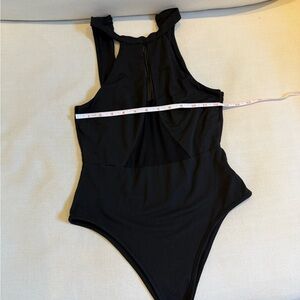 Black One-Piece Bodysuit